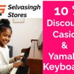 Discount on Casio & Yamaha Keyboards at Selvasingh Stores!
